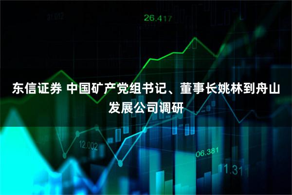 东信证券 中国矿产党组书记、董事长姚林到舟山发展公司调研