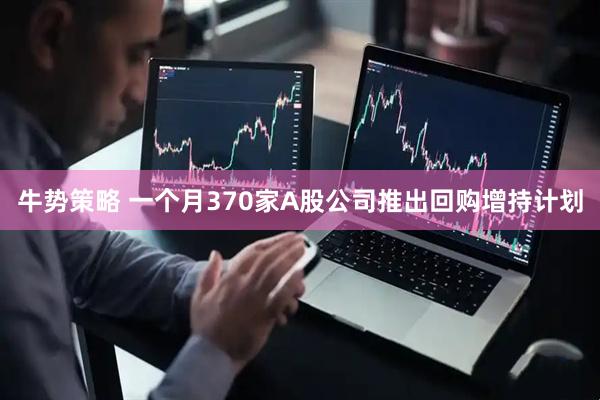牛势策略 一个月370家A股公司推出回购增持计划