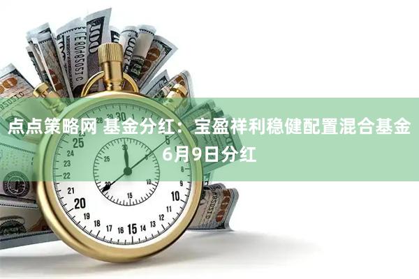 点点策略网 基金分红：宝盈祥利稳健配置混合基金6月9日分红