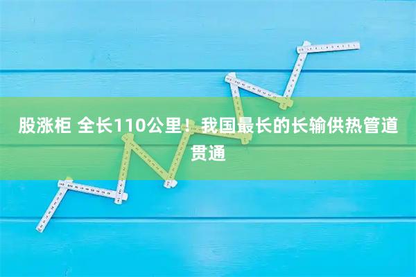 股涨柜 全长110公里!我国最长的长输供热管道贯通
